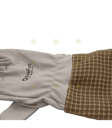Handschoenen AirFree kaki (leer met ventilatie)