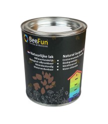 Natuurlijke verf voor houten bijenkasten chocolade bruin - 750 ml