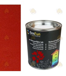 BeeFun® Natuurlijke verf voor houten bijenkasten rood - 750 ml