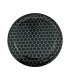 Premium uitstraling zwart raat motief, 63 mm TO deksel, 20 stuks