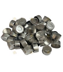 Waxinelicht bakjes aluminium - 100 stuks (39 x 19h)