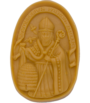 St. Ambrosius bijenwas plaat