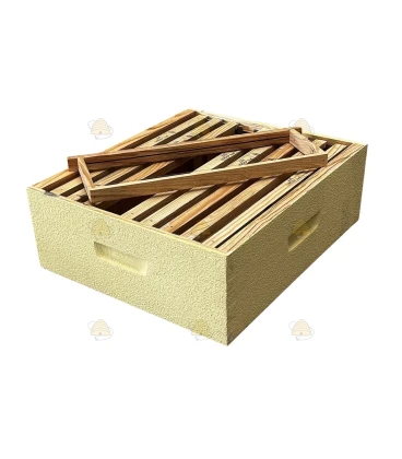 Dadant Blatt honingkamer - pastel geel geverfd