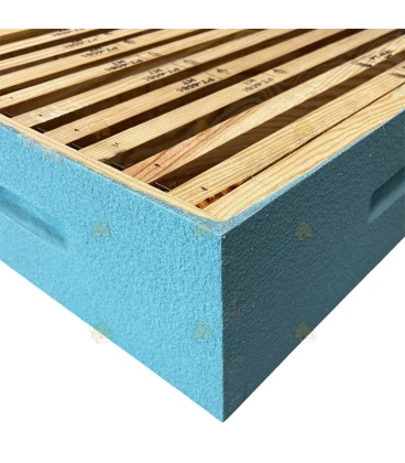 Dadant Blatt honingkamer - aqua geverfd