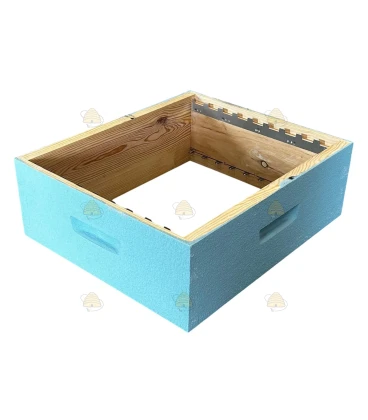 Dadant Blatt honingkamer - aqua geverfd