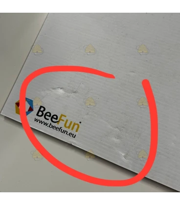 Tweedekans: Bordje "Honing van de imker" in rood