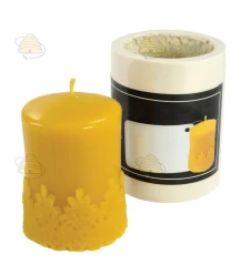 Korte kaars met kantmotief, gietvorm