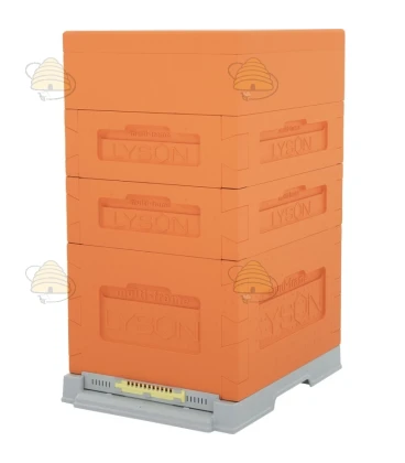 Dadant Blatt 10-raams bijenkast - oranje - MULTI-FRAME