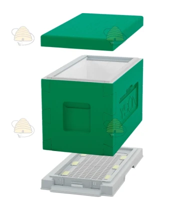 Dadant Blatt 6-raams bijenkast - groen - MULTI-FRAME