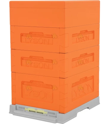 Dadant Blatt 10-raams bijenkast - oranje - MULTI-FRAME