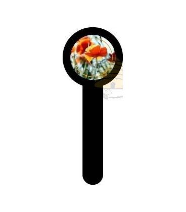 Sluitzegel Klaproos zwart