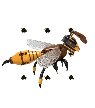 Honingbij - Bouwstenen set - 204 st.