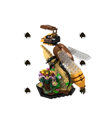 Honingbij op de weide - Bouwstenen set - 422 st.