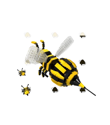 Koningininnenbij - Bouwstenen set - 564 st.