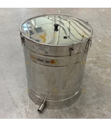 Tweedekans: Stoomwassmelter rond RVS 100l + Stoommaster II