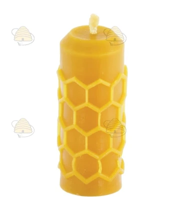 Raatstructuur kaars 7,5 cm, gietvorm