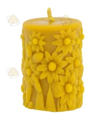 Kaars met madeliefjes, gietvorm