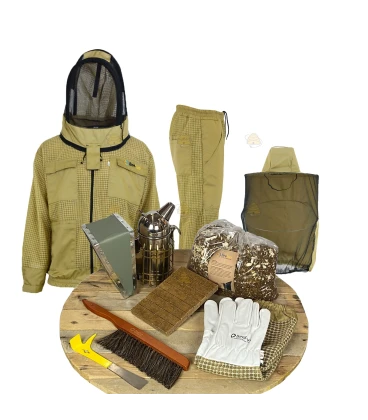 Starterspakket Deluxe bijenhouden - kaki jack/broek AirFree Engels