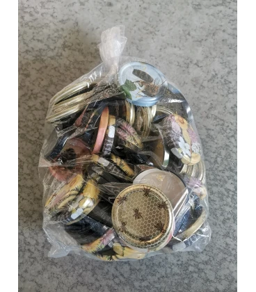 Tweedekans: Deksels assorti – mix willekeurig, 63 mm TO per 60