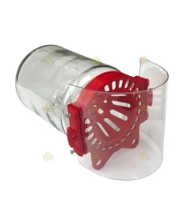 Tweedekans:  Hoornaarval 82 mm liggend & staand, incl. glazen pot 1 KG - BeeFun®