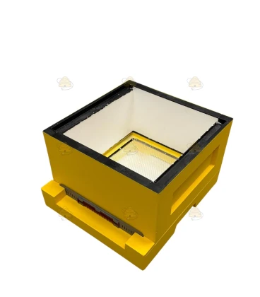 PRE ORDER - Spaarkast geel gelakt polystyreen (1bk, 1hk) BeeFun®