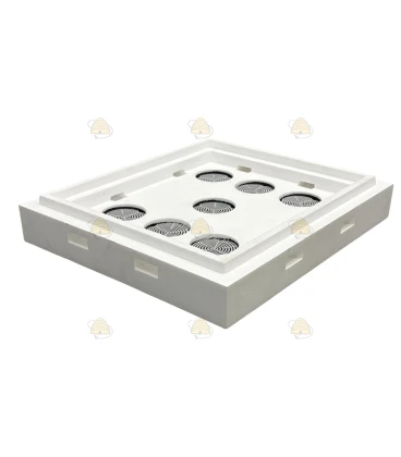 Tussenbodem Dadant Blatt polystyreen wit 12-raams