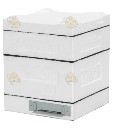 Mini Dadant Blatt teeltkastje wit, ongeverfd