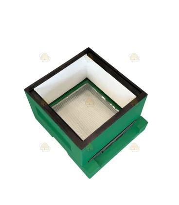 PRE ORDER - Spaarkast groen gelakt polystyreen (1bk, 1hk) BeeFun®