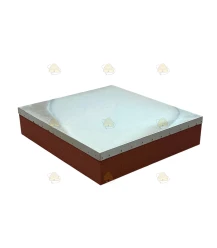 Dak Spaarkast grenen gegalvaniseerd - terracotta geverfd