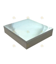 Dak Spaarkast grenen gegalvaniseerd - zandgrijs geverfd