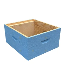 Broedkamer Spaarkast grenen - lichtblauw geverfd