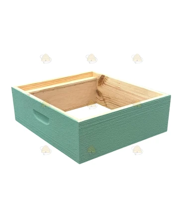 Honingkamer Spaarkast grenen - mintgroen geverfd