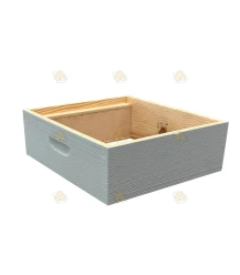 Honingkamer Spaarkast grenen - zandgrijs geverfd