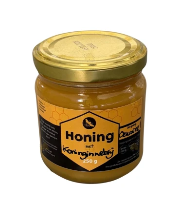 Koninginnebrij honing crème 250 gram