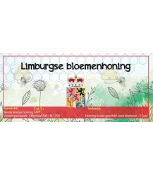 Tweedekans: Etiket Limburgse bloemenhoning ong. 55 stuks