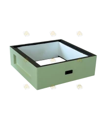 Honingkamer Spaarkast pastel groen polystyreen met ventilatieopeningen - BeeFun®