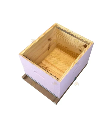 Dadant Blatt bijenkast (1BK) - roze geverfd (excl ramen)
