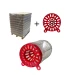 Pallet hoornaarvallen incl. PET potten - 1350 st.