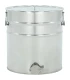 Aftapvat - rijper RVS 50 L / 70 KG, zonder klemmen
