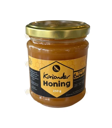 Koriander honing vast 250 gram