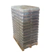 Pallet ronde glazen potten op trays 2080 stuks - 375 ml / 450 gram, met keuze uit deksels (TO 63 mm)