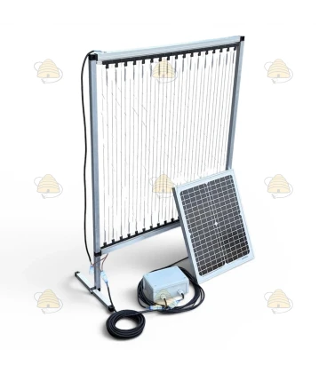 Aluminium Harp met schok apparaat en 20W zonnepaneel
