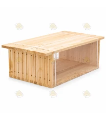 Simplex honingkamer ramen gemonteerd 140 mm grenen horizontaal (per 10 st.)