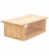 Simplex honingkamer ramen gemonteerd 140 mm grenen horizontaal (per 10 st.)