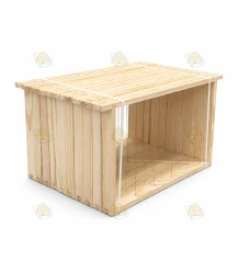 Simplex Belgische broed ramen gemonteerd 218 mm verticaal grenen (per 10 st.)