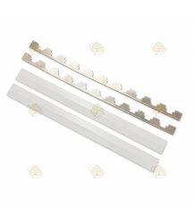 Set beslag Segeberger Simplex 10-raams 41,3 cm pvc/alu