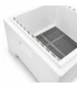 Set beslag Segeberger Simplex 10-raams 41,3 cm pvc/alu