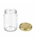 Ronde glazen potten 60 stuks - 375 ml / 450 gram, met keuze uit deksels (TO 63 mm)
