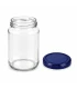 Ronde glazen potten 60 stuks - 375 ml / 450 gram, met keuze uit deksels (TO 63 mm)