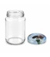 Ronde glazen potten 60 stuks - 375 ml / 450 gram, met keuze uit deksels (TO 63 mm)